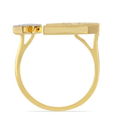 BUY 925 SILVER REAL CITRINE GEMSTONE RING 